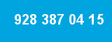 928 387 04 15